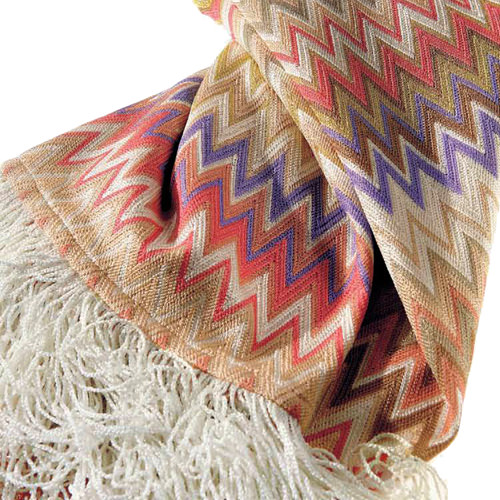 Missoni Home Margot Throw 159 in a Soft Color Palette Stardust