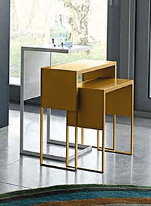 Bonaldo Missy Modern Nesting Tables by Gino Carollo
