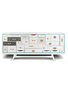 Boca Do Lobo Mondrian White Modernist Sideboard