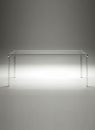 Glas Italia Oscar Modern Glass Dining Table by Piero Lissoni