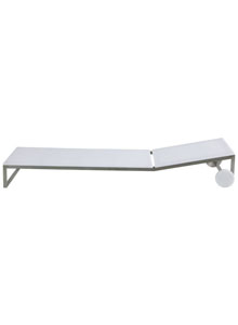 Gandia Blasco Tumbona Luna Reclinable Con Ruedas Modern Sun Lounger