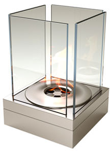 EcoSmart Fire: Mini T Ventless Outdoor Fireplace