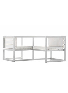 Gandia Blasco Tu Y Yo Modern Outdoor Lounge Chair Unit
