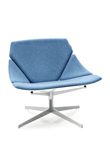Fritz Hansen Space Modern Lounge Chair by Jehs and Laub