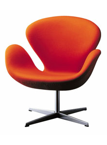 Swan Chairs on Fritz Hansen Swan Modern Lounge Chair By Arne Jacobsen   Stardust