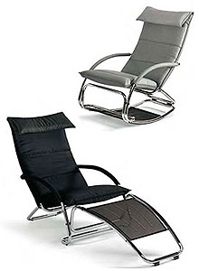 Bonaldo Swing Modern Rocking Chair by Jochen Hoffmann