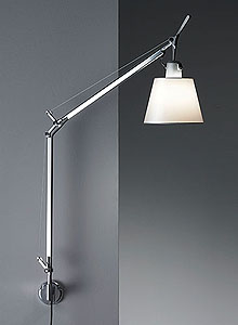 Artemide Tolomeo Wall Lamp with Shade and Arms