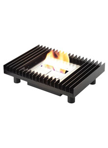 EcoSmart Fire: Grooved Grate Modern Ventless Designer Fireplace Grate