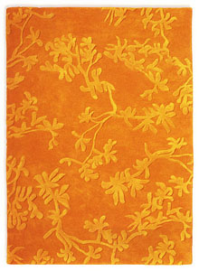 Gandia Blasco Vines Modern Rug In Orange: Sample Sale