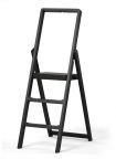 3-Step Wooden Folding Ladder by Design House Stockholm with Handrail