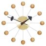 Vitra Ball Clock by George Nelson w/ Cherry Wood Balls