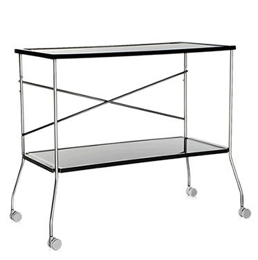 Kartell Flip Modern Food & Beverage Serving Cart on Wheels