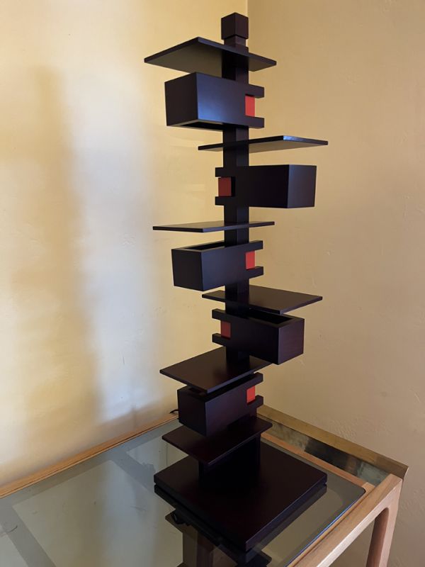 Frank Lloyd Wright: Taliesin 3 Table Lamp Cherry Wine Stardust Modern