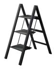 3-Steps Folding Step Stool Ladder in UltraSlim Lightweight Aluminum