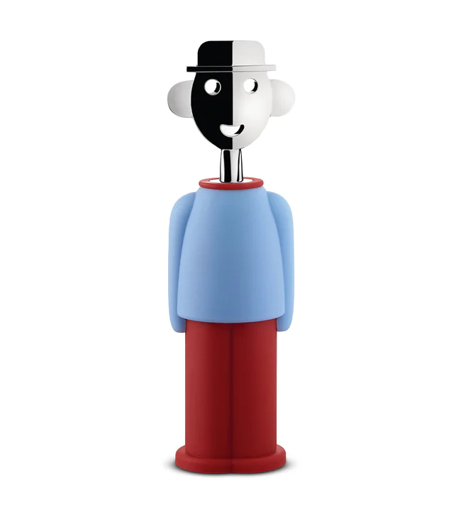 Alessi Alessandro M. Corkscrew by Alessandro Mendini – Iconic Wine