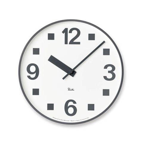 Squares Wall Clock by Riki Watanabe