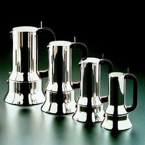 Alessi Espresso Coffee Maker 9090 by Richard Sapper Stardust Modern