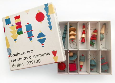 Bauhaus era Christmas Ornaments (set of 12)