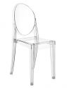 Kartell Victoria Ghost Clear Chair by Philippe Starck (Set of 2)