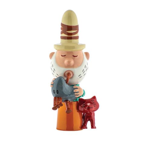 ALESSI Eolo Hand-Decorated Figurine by Marcello Jori & Massimo Giacon