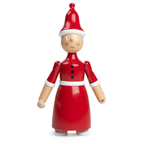 Rosendahl: 8" Wood Mrs. Santa Clara by Kay Bojesen