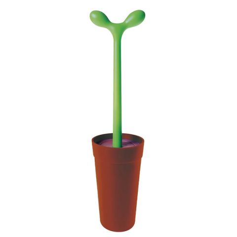 ALESSI Merdolino Toilet Brush by Stefano Giovannoni