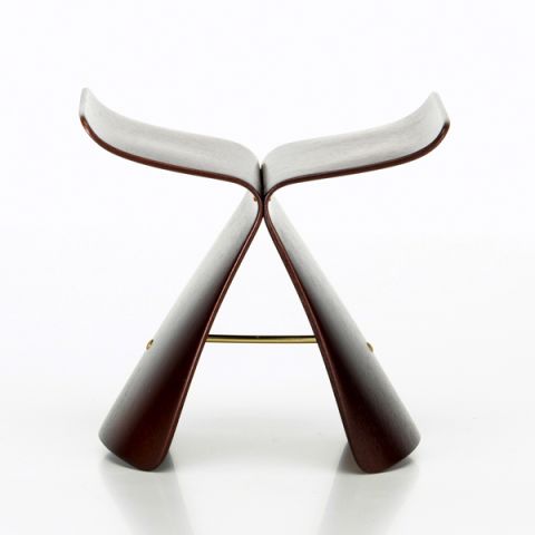 Vitra Miniature 2.75-inch Butterfly Stool by Sori Yanagi