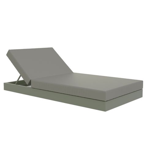 Gandia Blasco Reclining Chill Modern Outdoor Bed 100