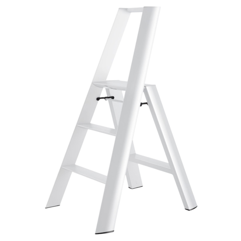 Hasegawa LUCANO Wide 3-Step Ladders with Handrail - Assorted Colors