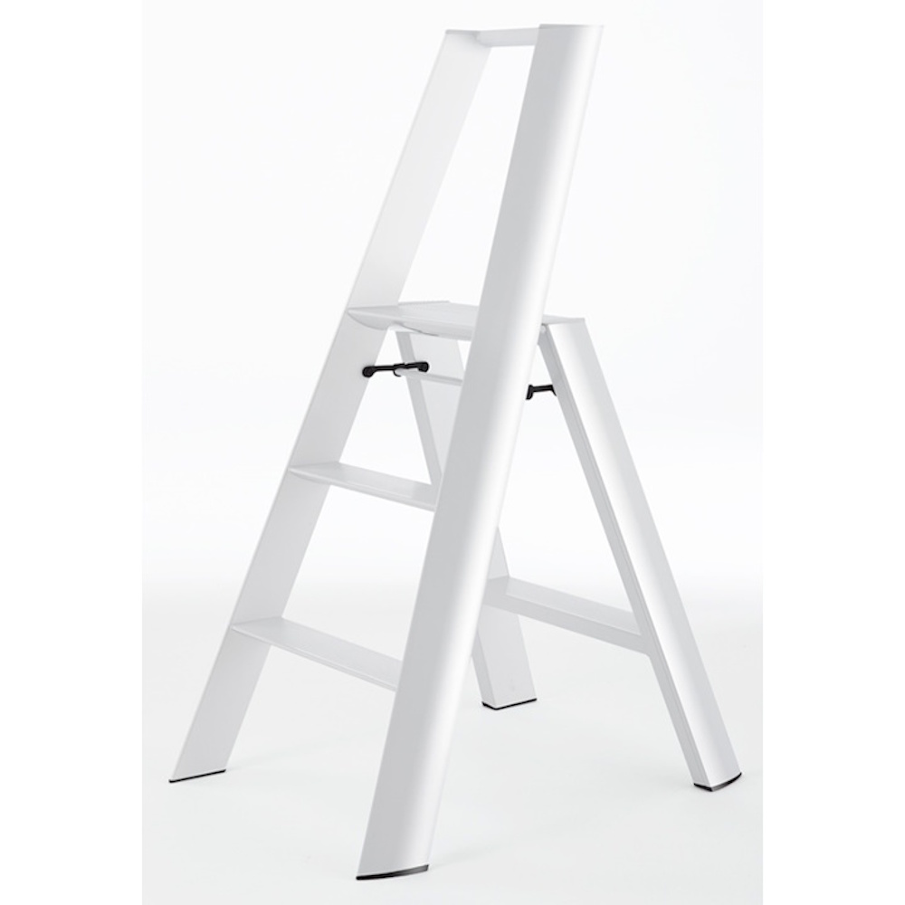 Hasegawa LUCANO Wide 3-Step Ladders with Handrail - Assorted Colors