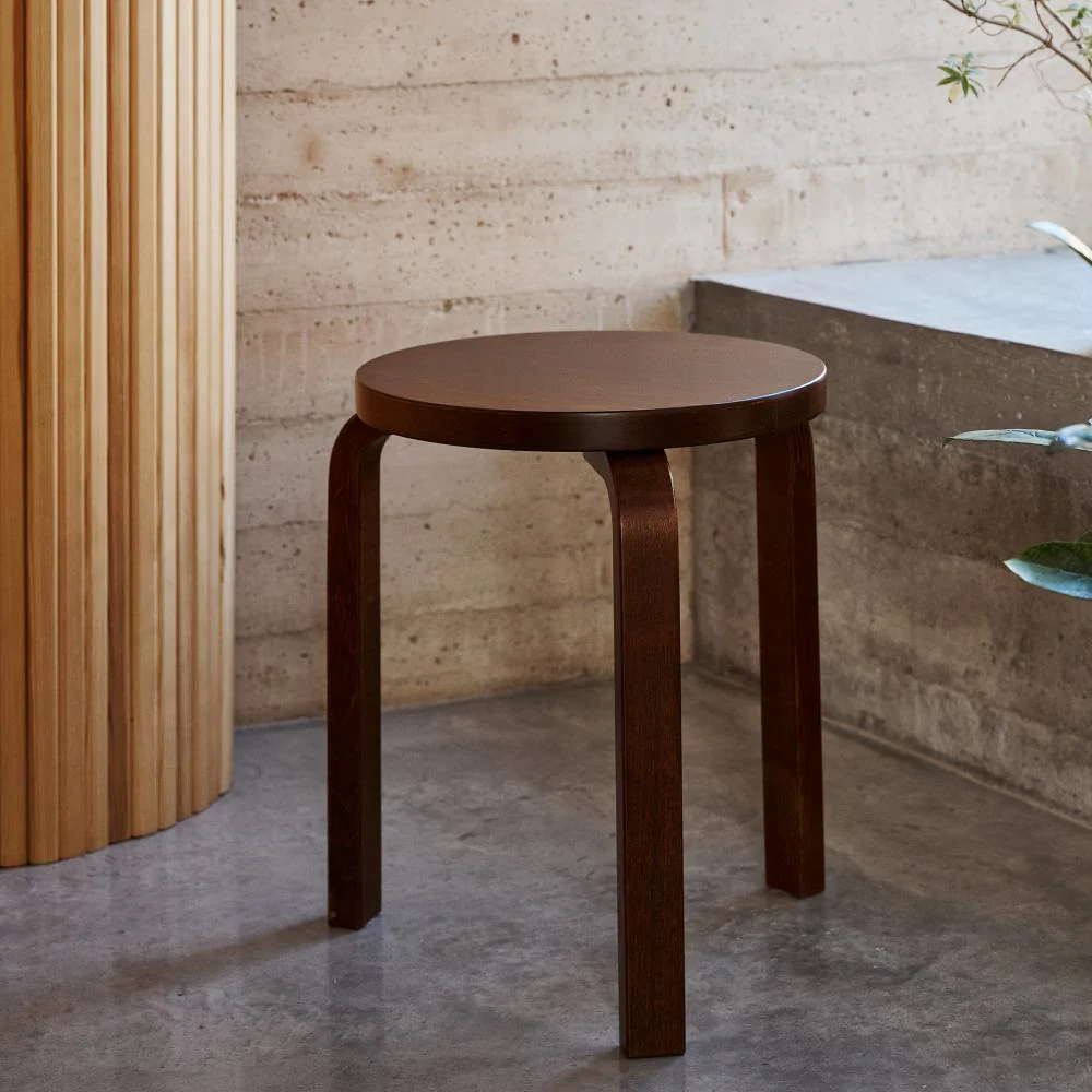 Artek Stool 60 by Alvar Aalto Stardust Modern