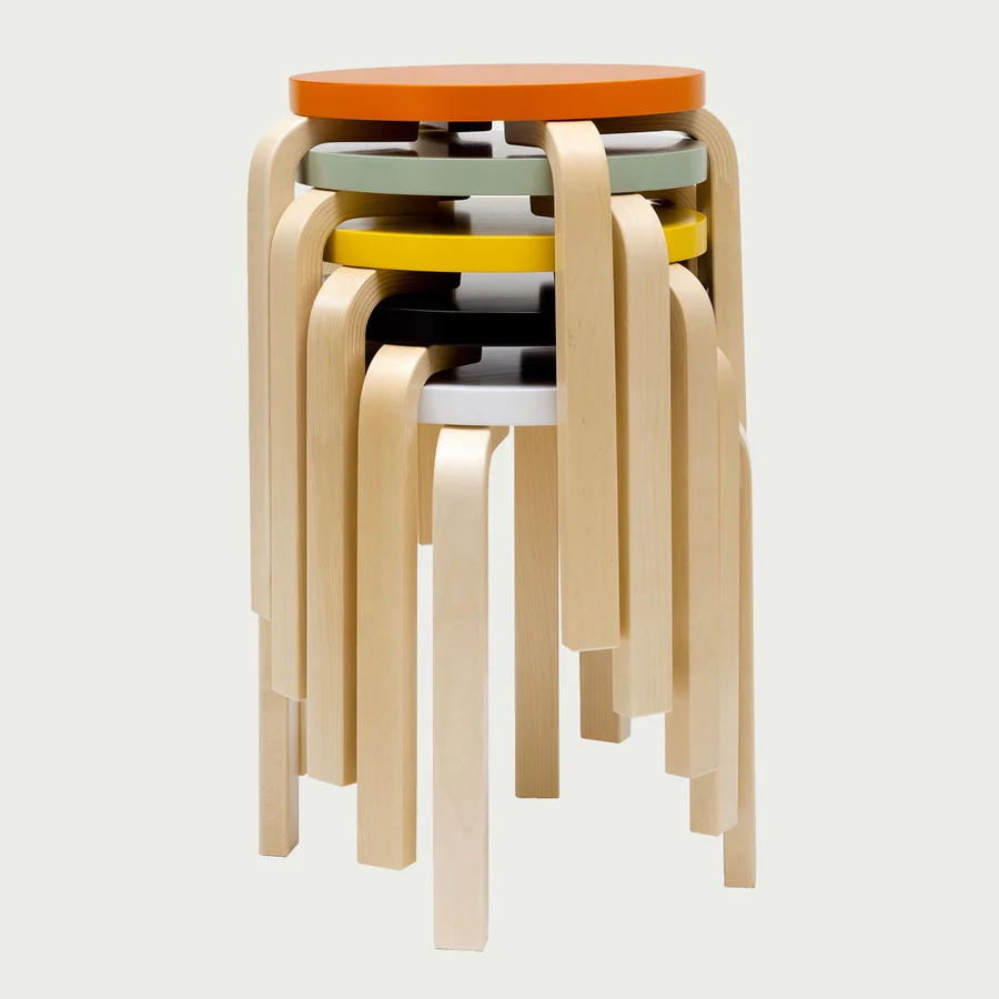 Artek Stool E60 by Alvar Aalto Stardust Modern