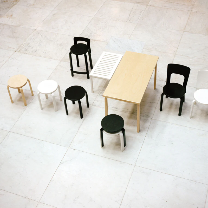 【新品未開封】artek stool E60 Artek Alvar Aalto Anniversary Colors Stool E60 - Artek Alvar