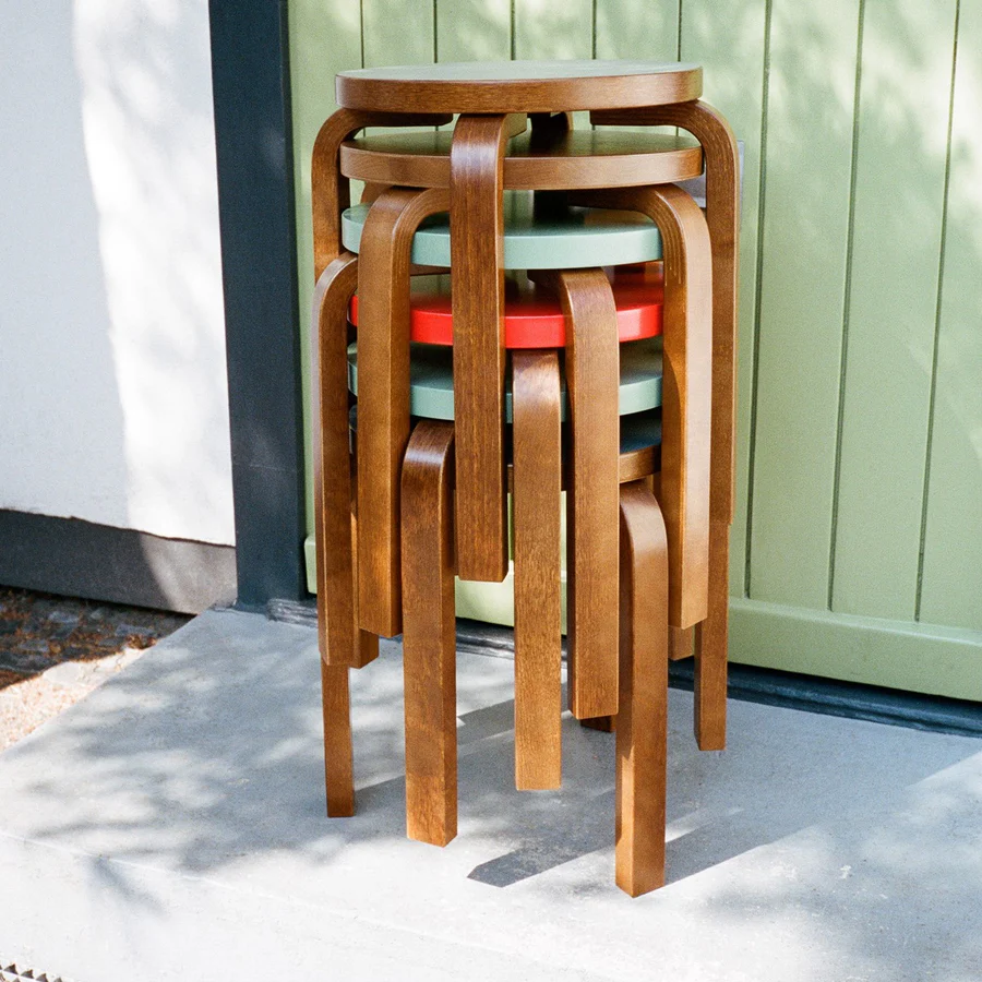Artek Stool E60 by Alvar Aalto Stardust Modern