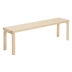 Artek Bench 168B Solid Top by Alvar Aalto