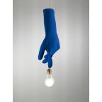 INGO MAURER Blue Luzy Suspension Lamp by Ingo Maurer & Team