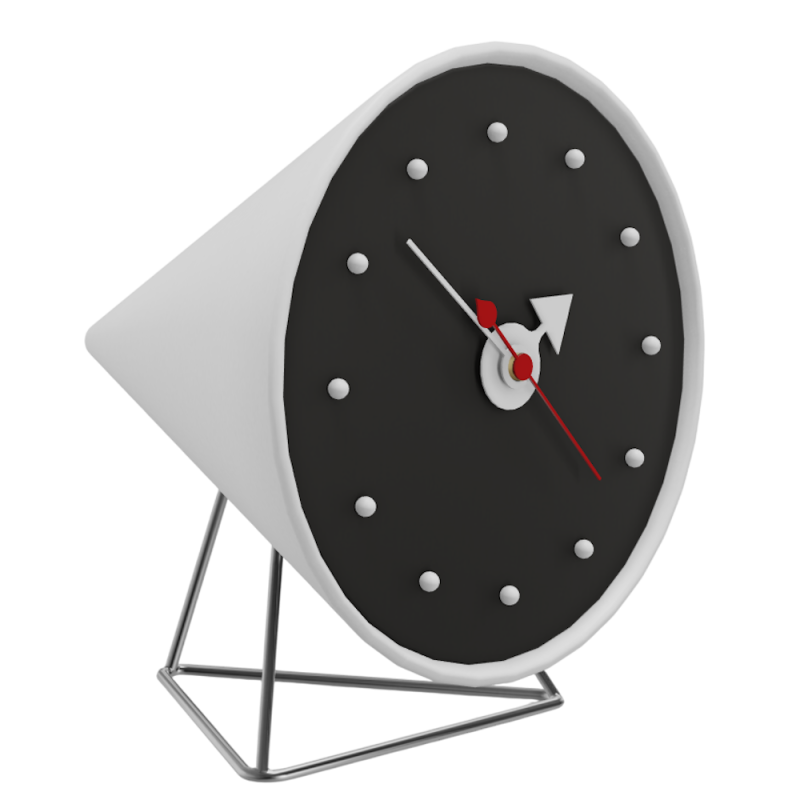 Vitra DESK Clock by George Nelson - Cone Clock Stardust Modern