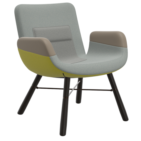 Vitra East River Multi Color Arm Chair by Hella Jongerius