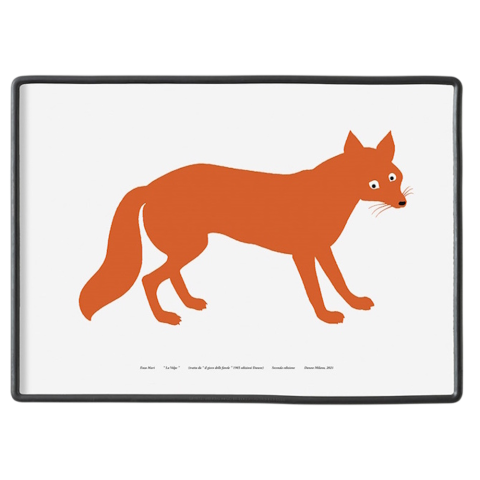 Danese Milano LA VOLPE Silkscreen Art Prints by Enzo Mari