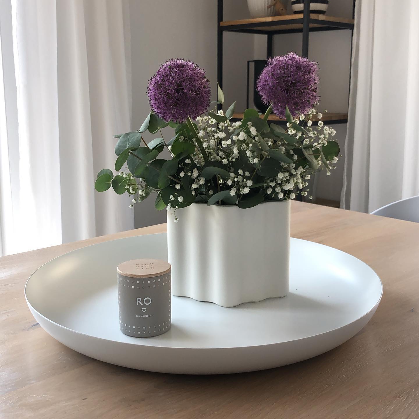 Bouroullec Nuage Ceramique/Ceramic Ikebana Vase (White) by Vitra