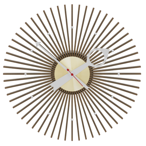 Vitra Wall Clock by George Nelson - Popsicle Clock