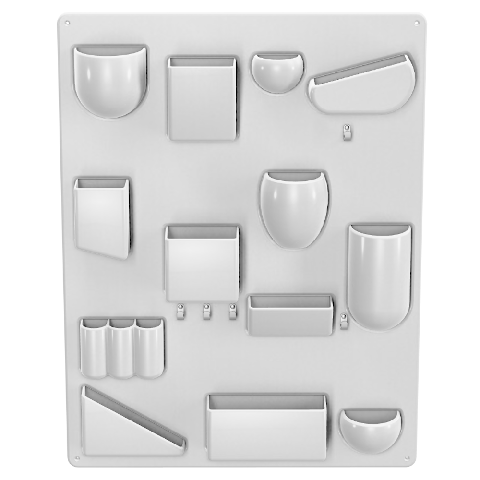 Vitra UTEN.SILO RE II Small Plastic Wall Organizer by Dorothee Becker
