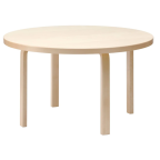 Artek Aalto Round Table 91 by Alvar Aalto