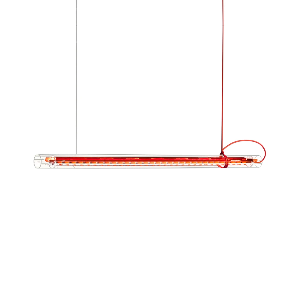 INGO MAURER Tubular Suspension Lamp by Sebastian Hepting
