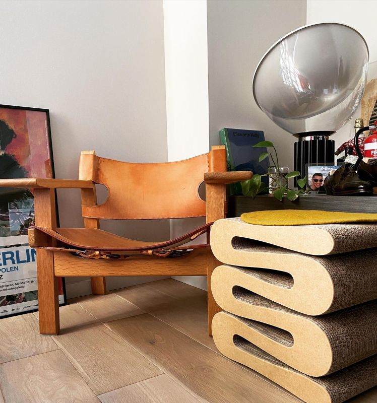 Vitra Wiggle Stool by Frank Gehry Stardust Modern