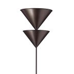 PASCAL 345 Italian Double Cone Uplight Floor Lamp by Oluce