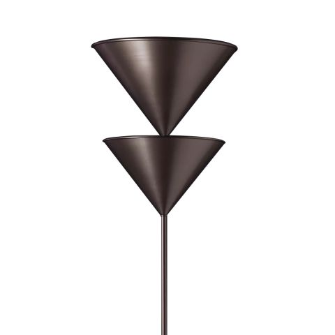 PASCAL 345 Italian Double Cone Uplight Floor Lamp by Oluce