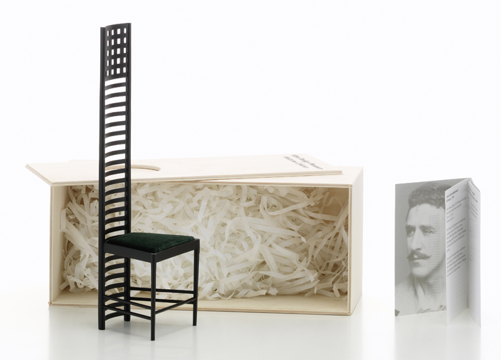 Vitra Miniature Hill House Chair by Charles Rennie Mackintosh