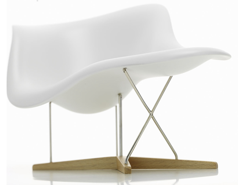 Vitra Miniature La Chaise Chair by Charles and Ray Eames Stardust