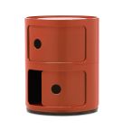 Kartell COMPONIBILI CLASSIC Round 2-Door Storage Unit by Anna Castelli Ferrieri